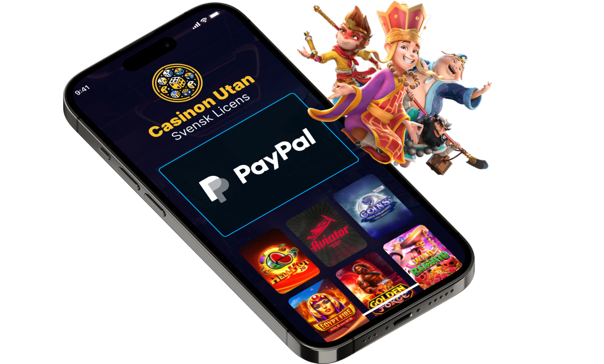 PayPal Casino utan svensk licens