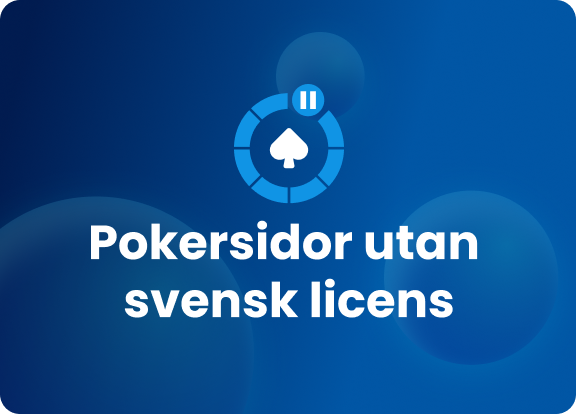 Pokersidor utan svensk licens
